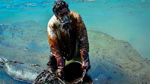 Image of impact of water pollution on human health.