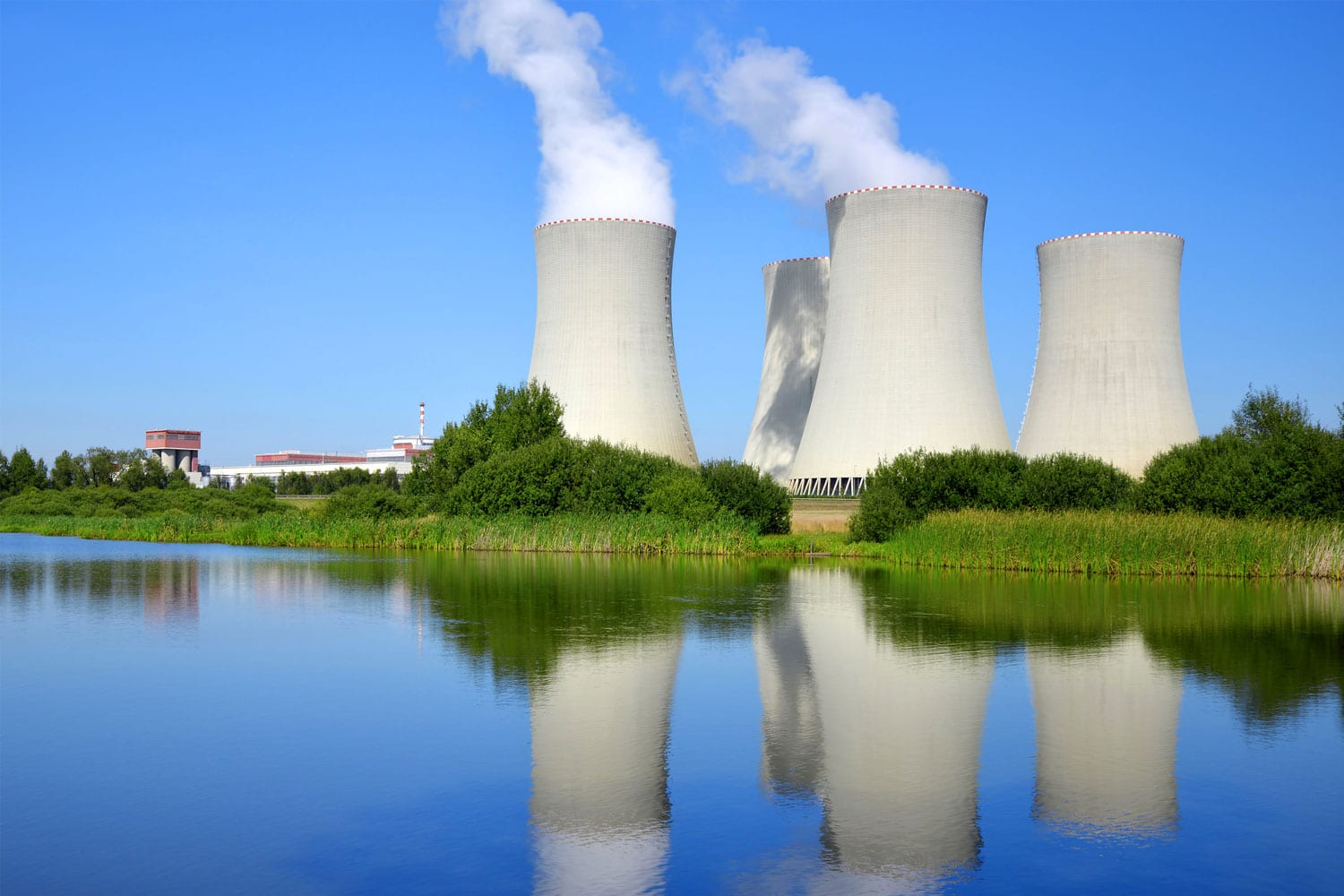 Image of radioactive waste in the ocean.