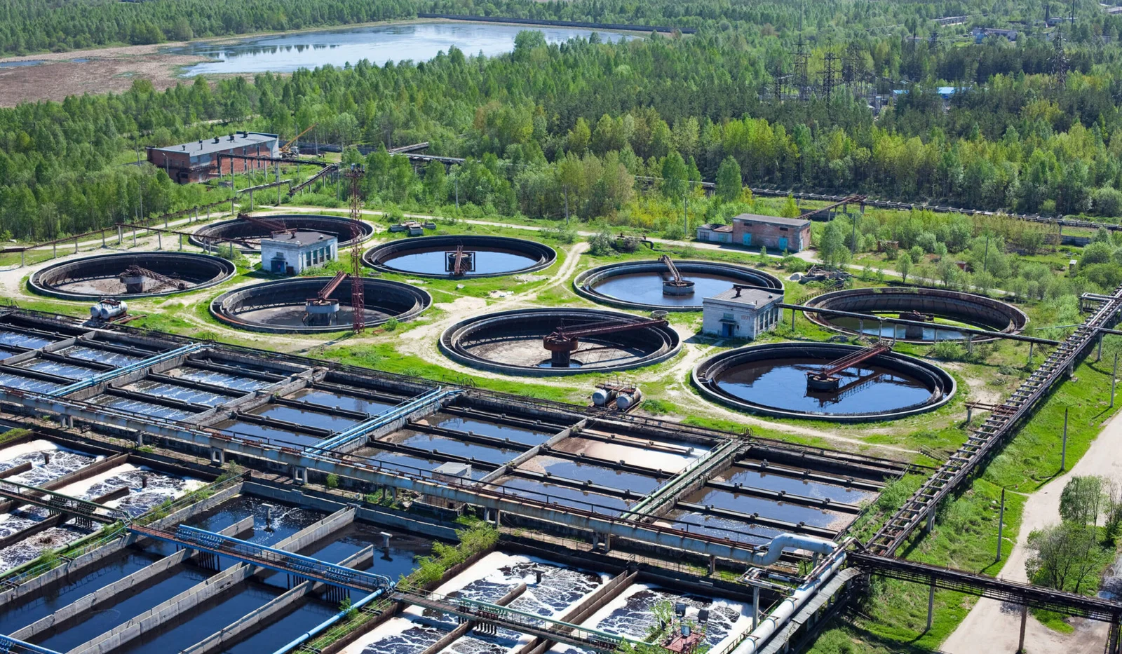 Image of a water treatment plant.
